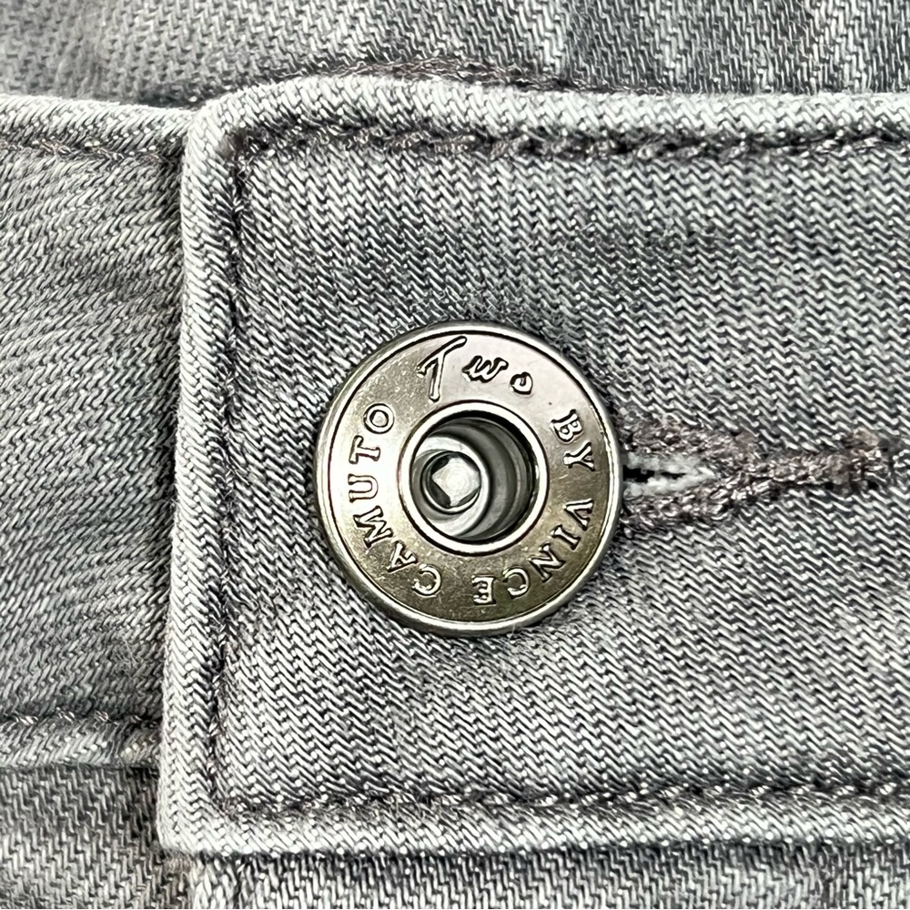 Two By Vince Camuto Jeans Women's 34/14 Gray Charcoal Distressed Denim TAG 32/14 - Picture 14 of 16